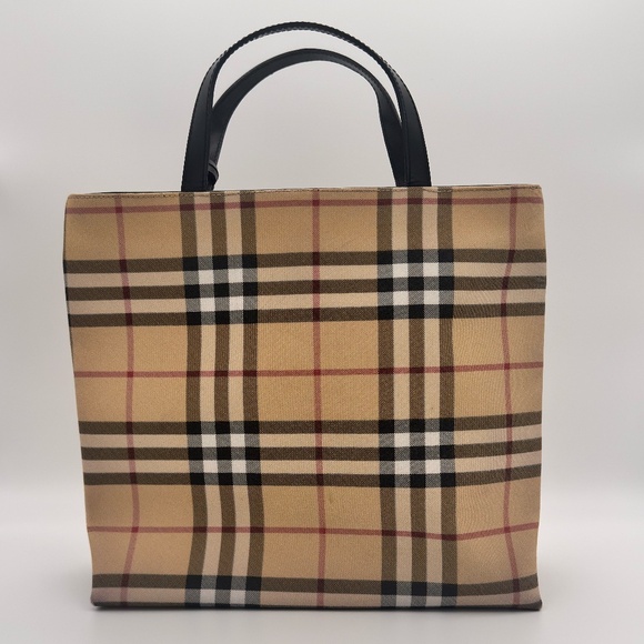 BURBERRY - Vintage Check Top Handle Tote R1.288 - Picture 1 of 1